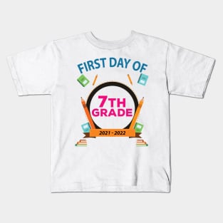 First Day Of 7Th Grade Kids T-Shirt